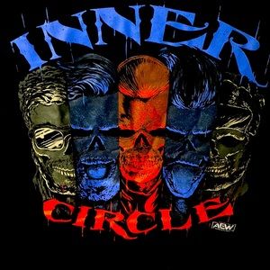 Pro wrestling tees inner circle Jericho Guevara Santana Ortiz Hager xxl t shirt
